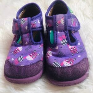 Polovne patofne Froggy, ljubicaste boje, velicine 25.