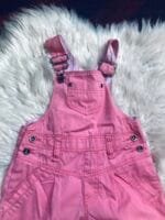Polovne roze pantalone na tregere Bebakids, velicine 3.