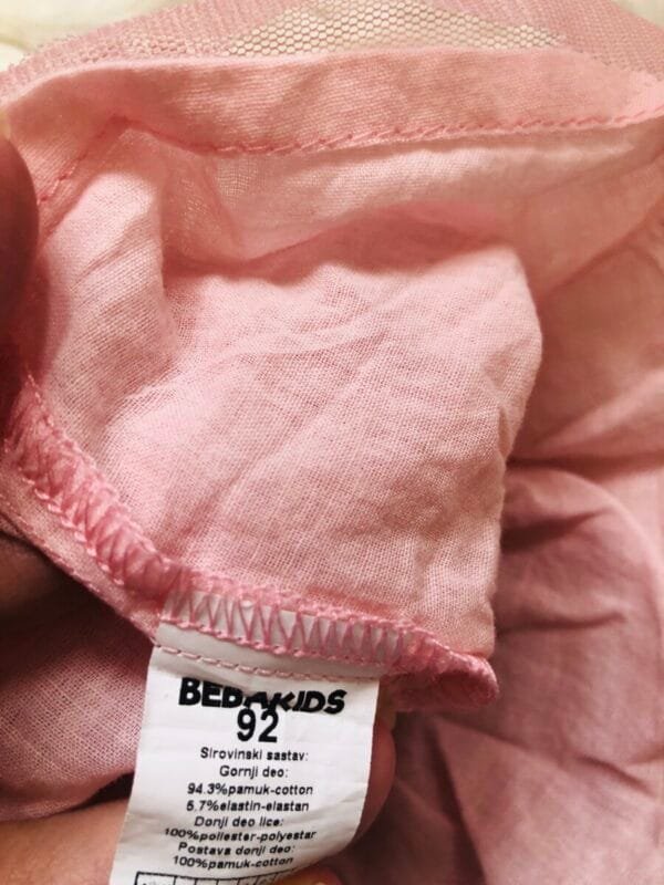 Polovna letnja haljina Bebakids, sa suknjom od tila, velicine 92.