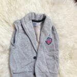 Polovan sivi prsluk Beba kids za decake, velicine 2.