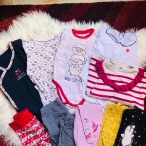 Polovni bodiji i donji delovi za devojcice, velicine 86.