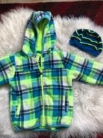 Polovna Jakna Cool Club i kapa, velicine 86, za bebu decaka.