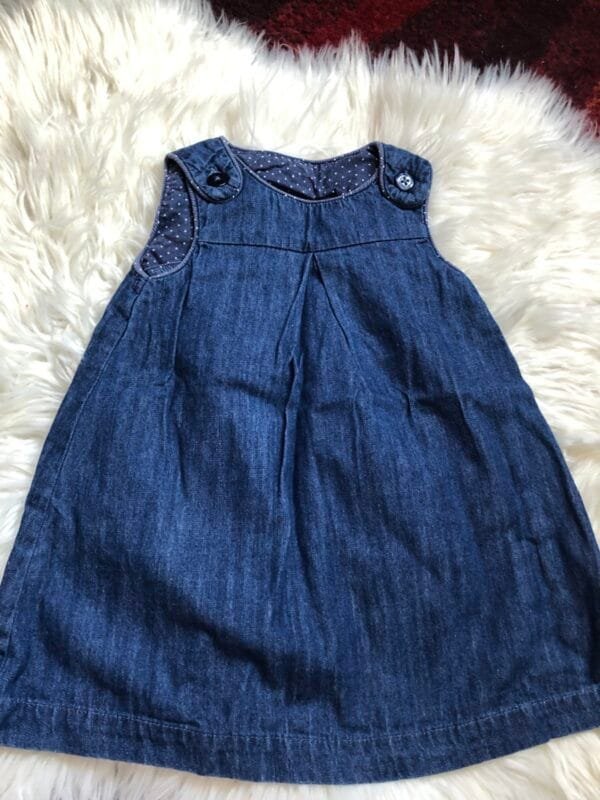 Polovne haljine za bebe texas, H&M, velicine 86.