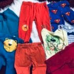 Polovni bodiji i donji delovi za bebu decaka, velicine 80.