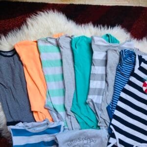 Polovni bodiji za bebu decaka, velicine 24m.