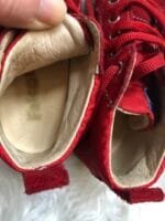 Polovne crvene Falcotto cipele, velicine 25.