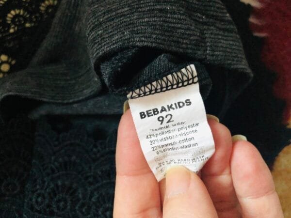 Haljina kratkih rukava Bebakids velicine 92.