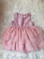 Elegantna roze haljinica velicine 68.