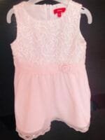 S.Oliver Elegantna roze bela haljinica velicine 80 i 86.