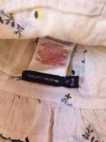 Sergent Major haljina zuta sa cveticima i sesirima, velicine 80.