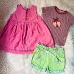 Letnji set za devojcice velicine 86.