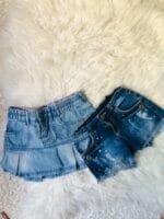 Suknjica i sors texas velicine 110-116.