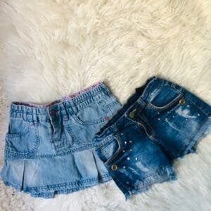 Suknjica i sors texas velicine 110-116.