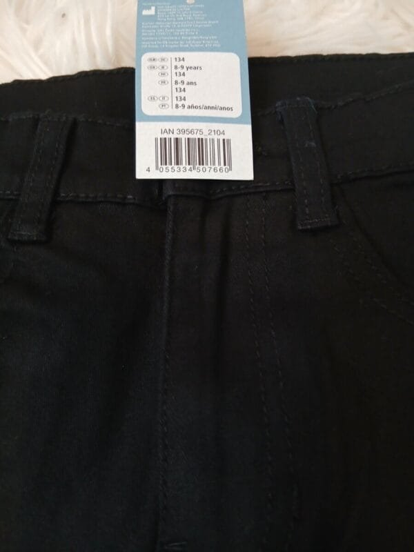 Crne Pantalone vel 134 - Slika 2