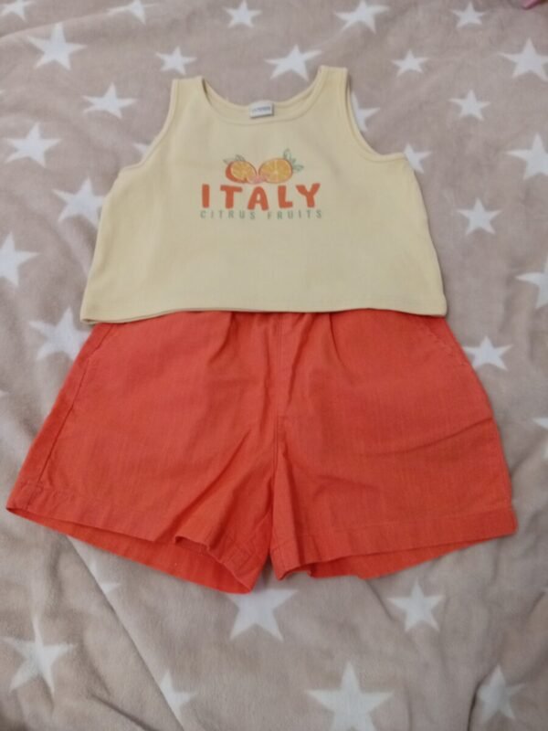 Komplet sorts i majica bez rukava - Slika 2