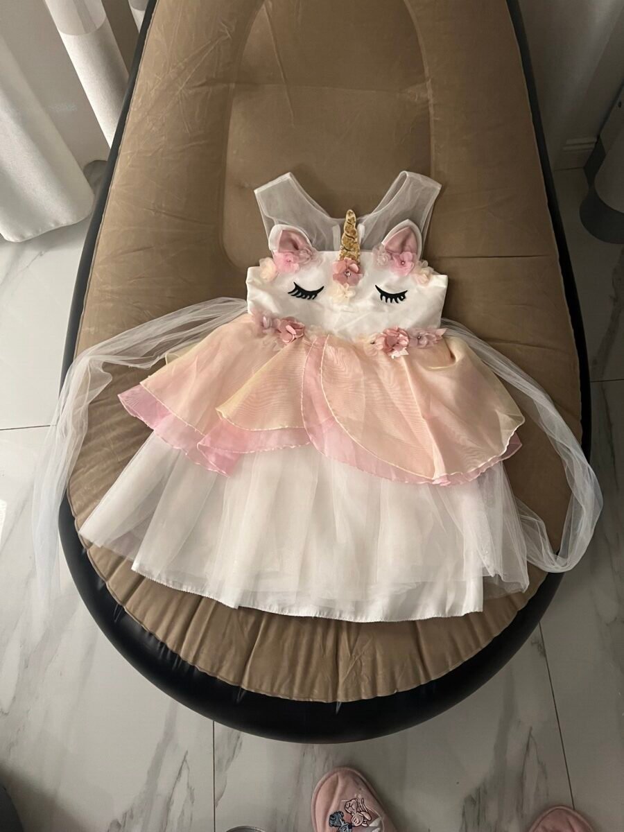 IMG_0685 Svečana haljina jednorog vel 128 - Slika 1