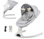 Nova Kinderkraft Tulsy ljuljaška-siva - Slika 3